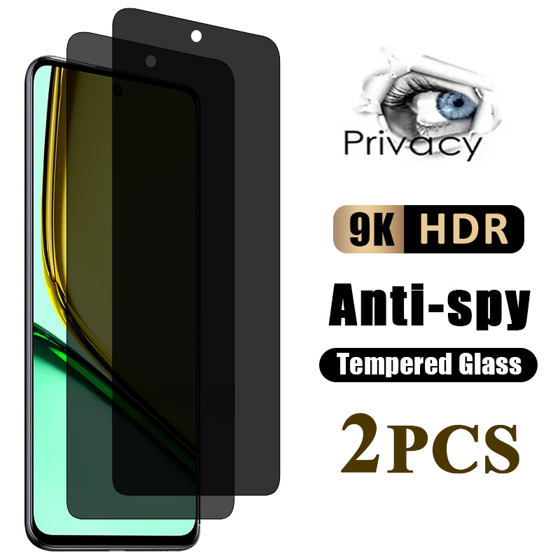 Realme C67 - 2Pcs Anti-Spy Privacy Screen Protector For