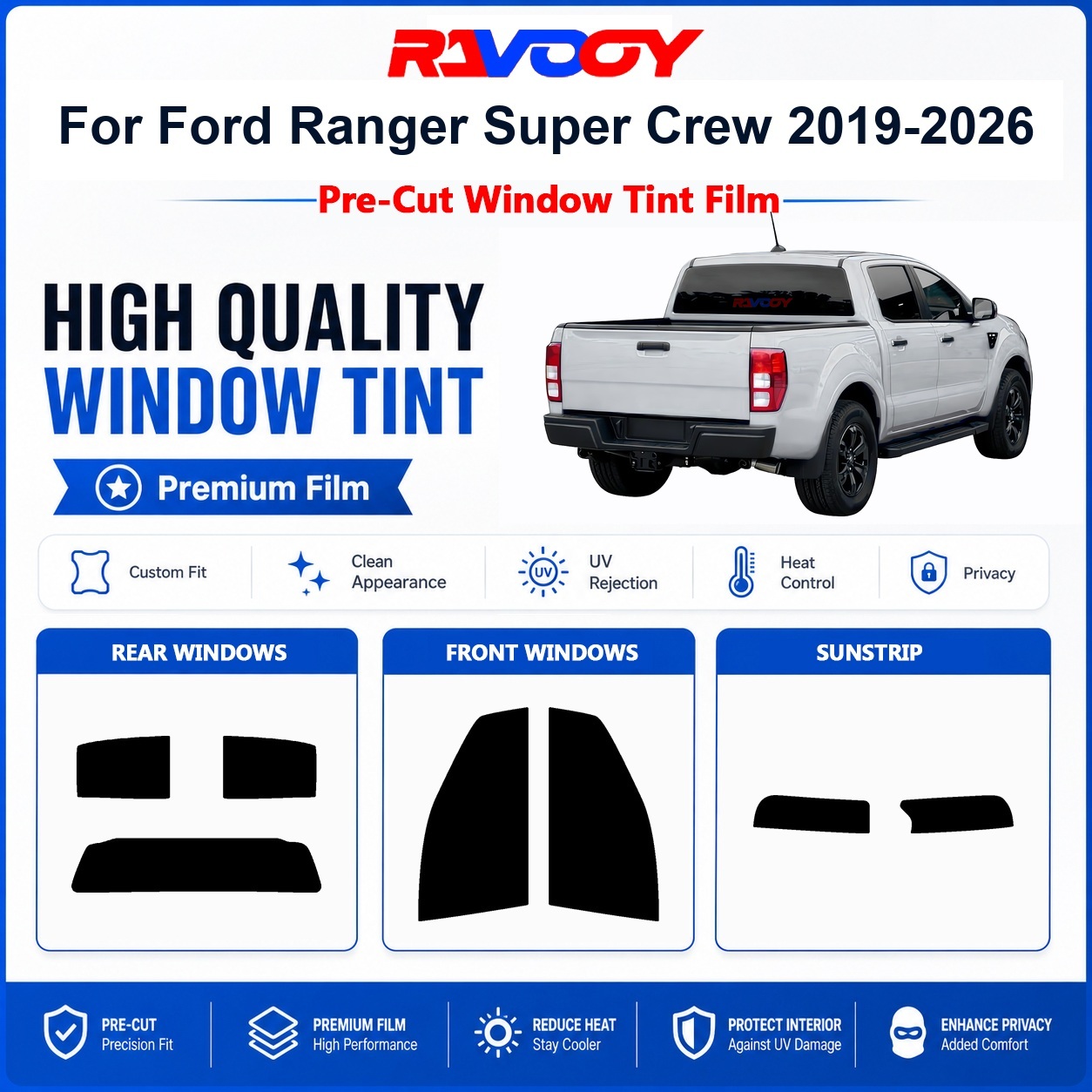 Premium Pre-Cut Window Tint Fo - Privacy Screen Protector 评论和价格