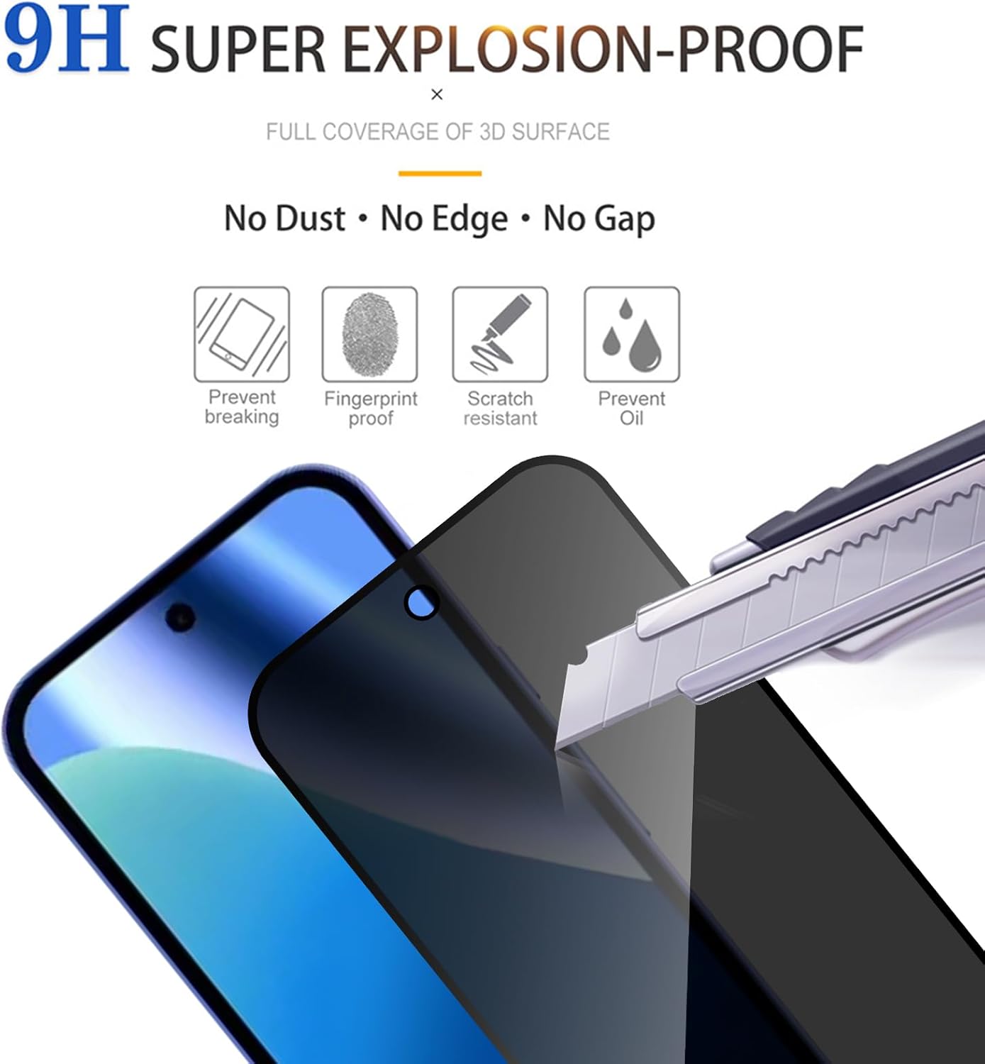 [2 Pack][Fingerprint Unlock Su - Privacy Filter 2Pack 评论和价格