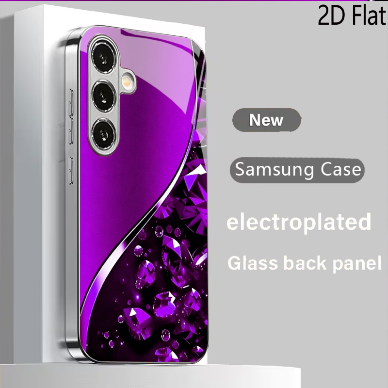 Purple Gemstone Background for - Samsung Galaxy A55 评论和价格