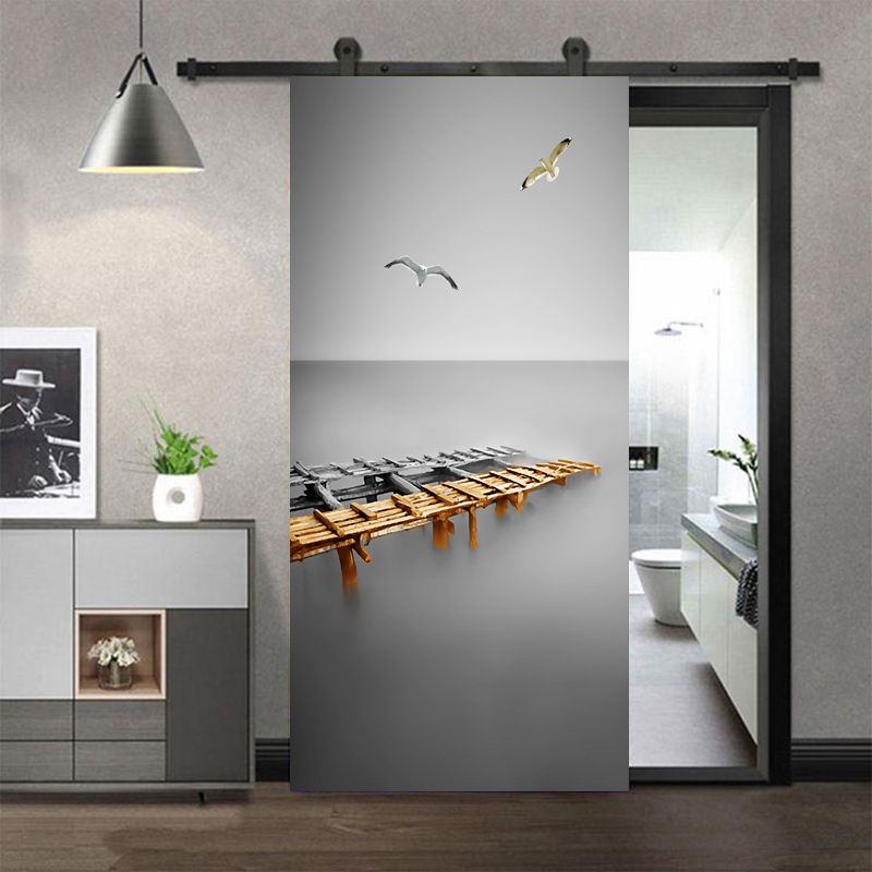 Door Stickers Adhesive Black a - Full Cover Adhesive 评论和价格