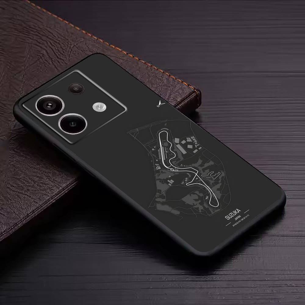 F1 Race Track Print  Phone Cas - Xiaomi Redmi Note 13 评论和价格