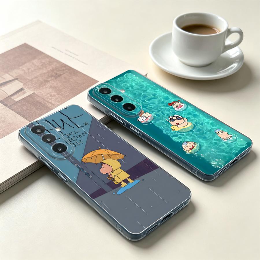 Yellow Umbrella Boy Phone Cove - Samsung Galaxy A55 评论和价格